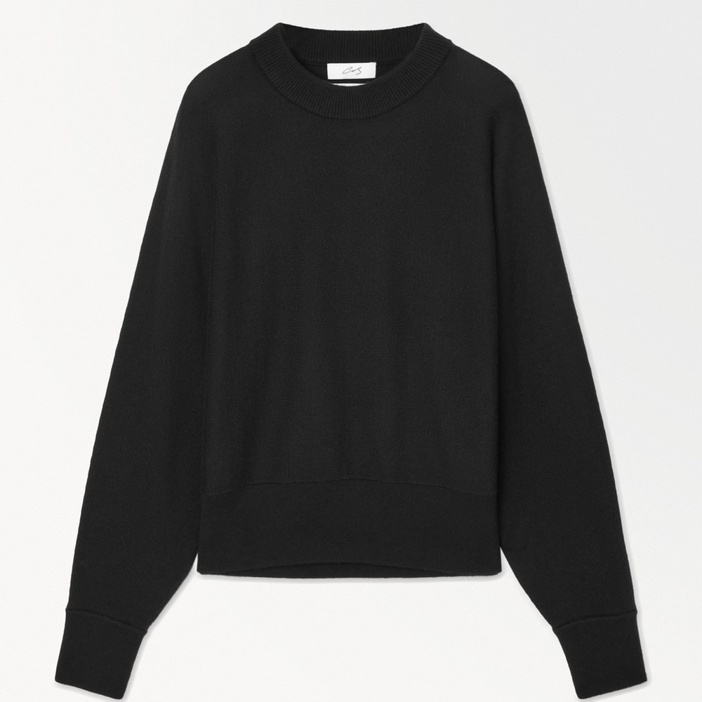 Cos 100% Cashmere Black Sweater XS